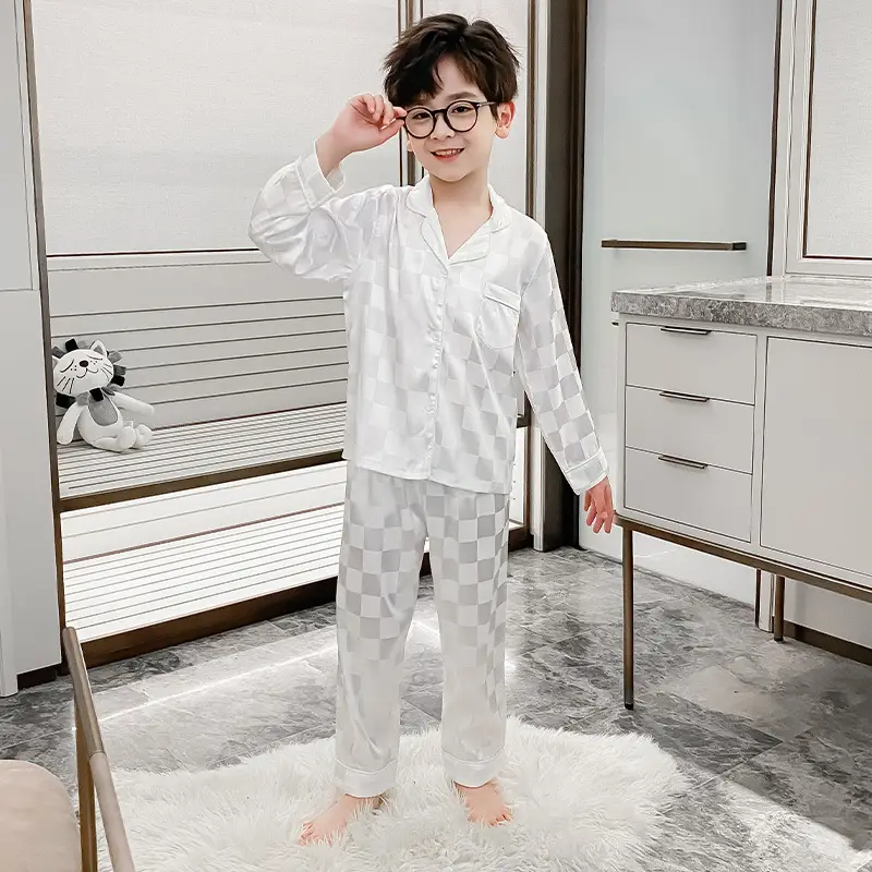 Children's Printed Pajamas Boys Summer Wear