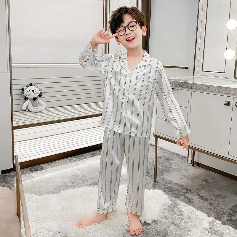 Children's Printed Pajamas Boys Summer Wear