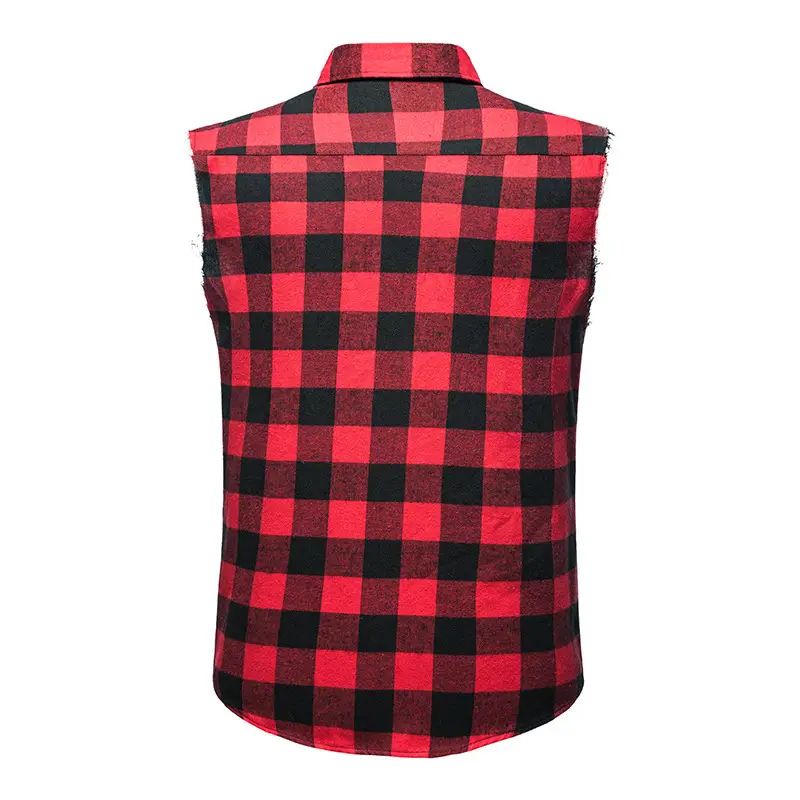 Men's Plaid Sleeveless Shirt Colorful 2023 — feature 20