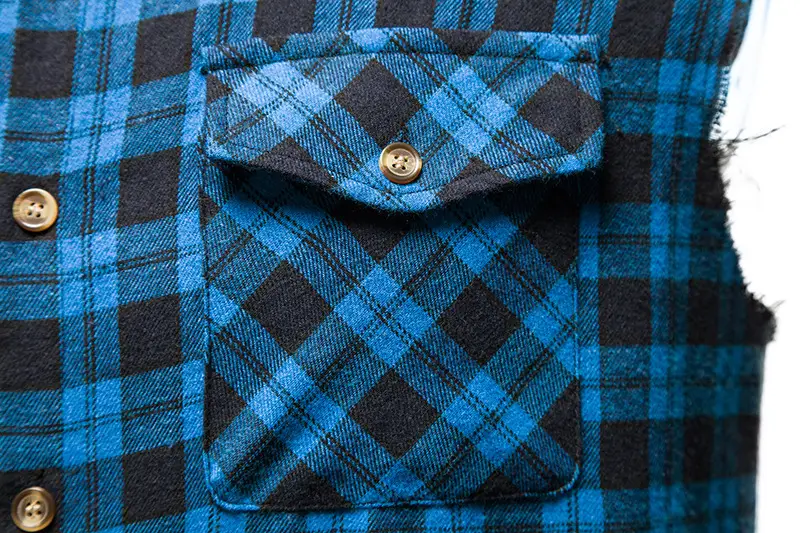 Men's Plaid Sleeveless Shirt Colorful 2023 — feature 46