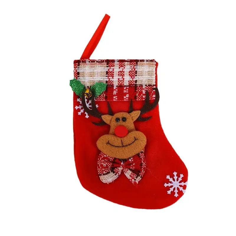 Sequin Santa Claus Bell Christmas Socks Three-Dimensional Christmas Socks Christmas Gift Bag Christmas Tree Pendant - Image 52