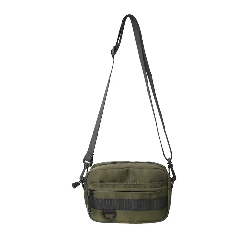 Men's Blue Black Green Shoulder Bag Small - Image 2