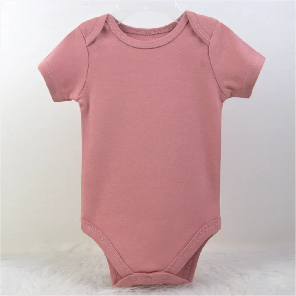 Newborn Baby 5-Pack Bodysuit Set Pink White — feature 12