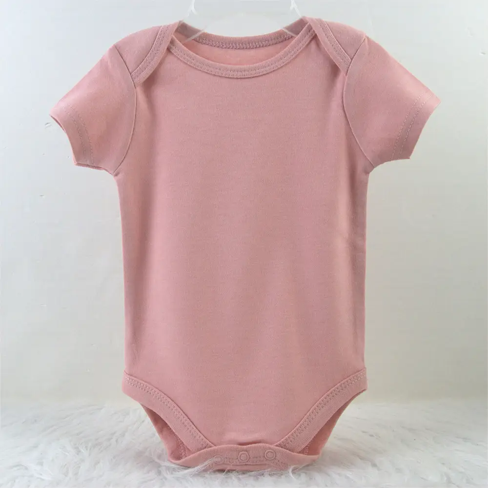 Newborn Baby 5-Pack Bodysuit Set Pink White — feature 4