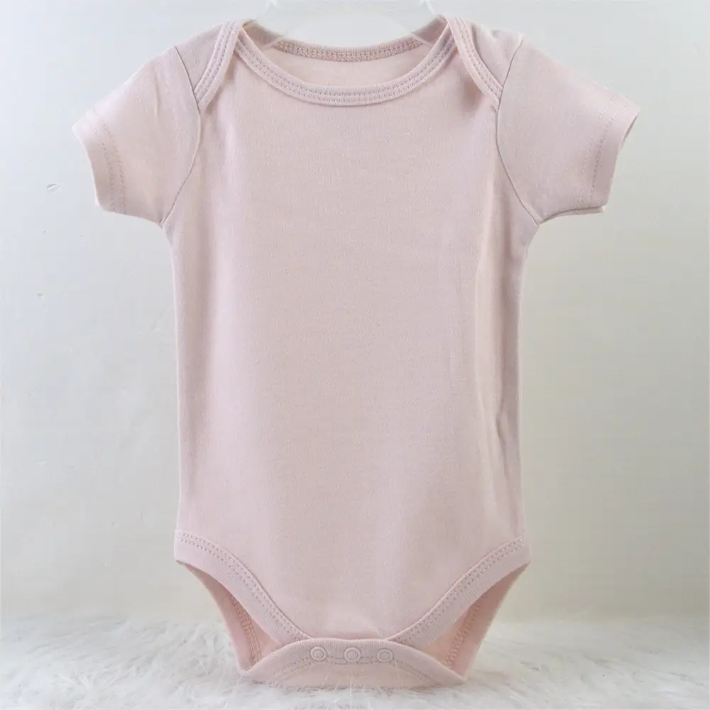 Newborn Baby 5-Pack Bodysuit Set Pink White — feature 6