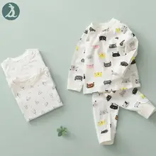 Children's Light Blue Modal Sleep Suit Set — feature 3