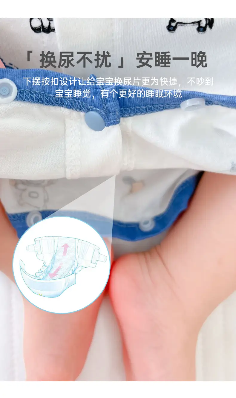 Baby Pajamas Space Print Long Sleeve Nightgown — feature 8