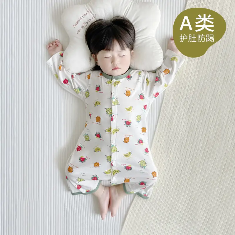 Baby Pajamas Space Print Long Sleeve Nightgown - Image 6