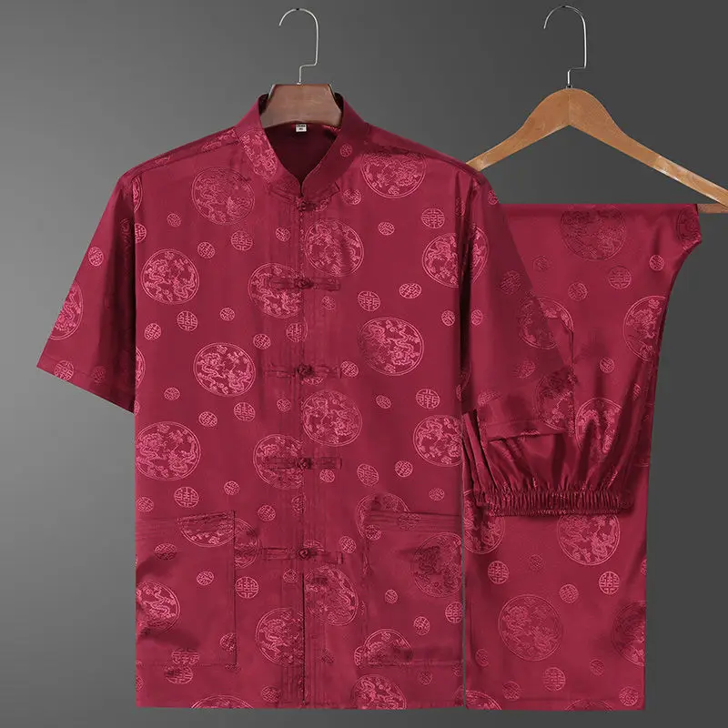 Round Dragon [suit] Red