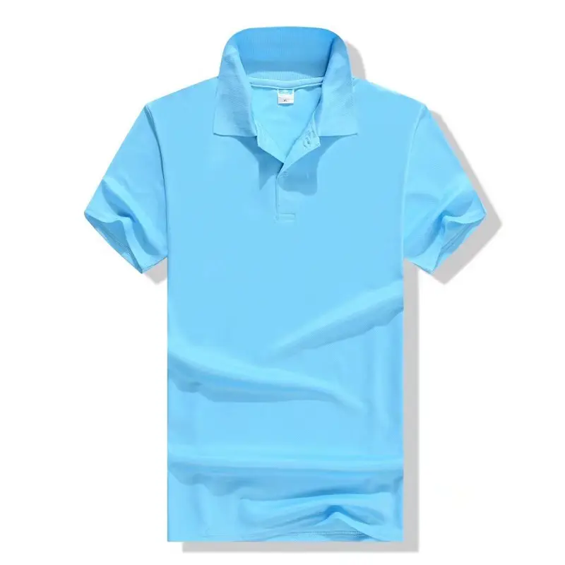 Purple Polo T-Shirt with Lapel Work & Custom Logo