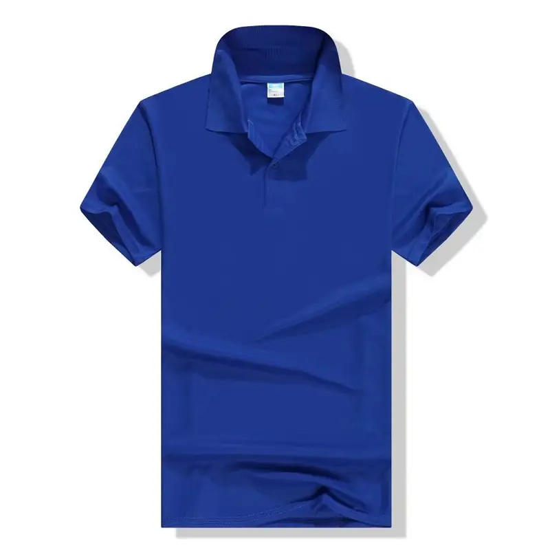 Purple Polo T-Shirt with Lapel Work & Custom Logo
