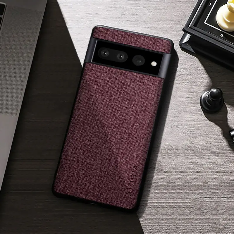 Google Pixel 7 Phone Case Anti-Slip PU Leather Green - Image 3