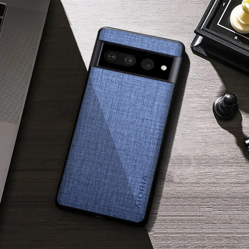 Google Pixel 7 Phone Case Anti-Slip PU Leather Green - Image 4