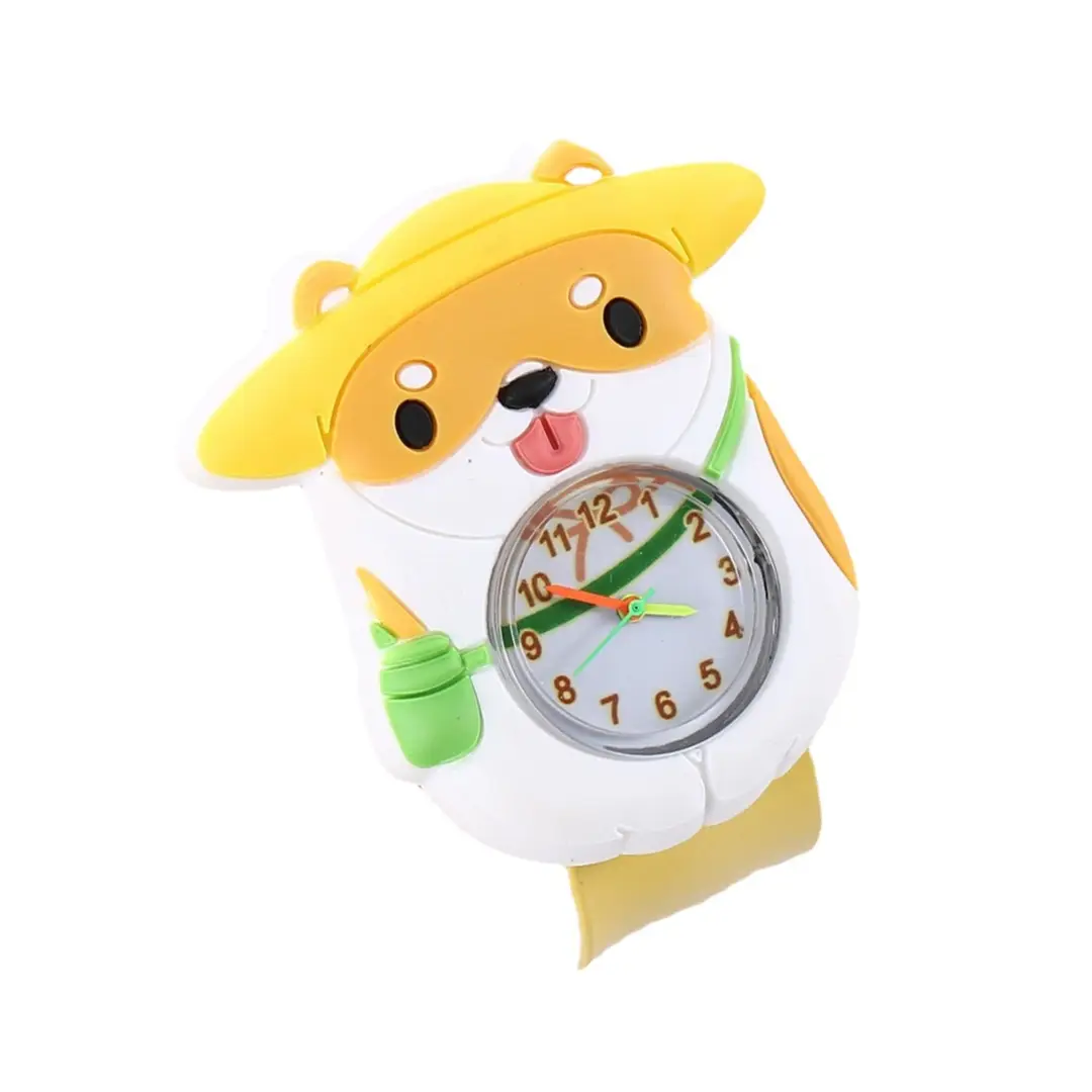 A08702 children's quartz watch a variety of cartoon animation small animals clap watch kindergarten baby play young