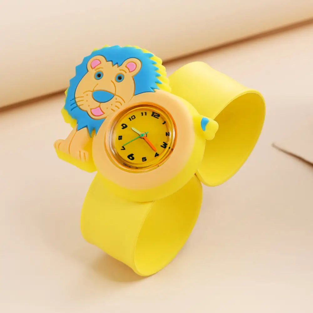 A08702 children's quartz watch a variety of cartoon animation small animals clap watch kindergarten baby play young — feature 22