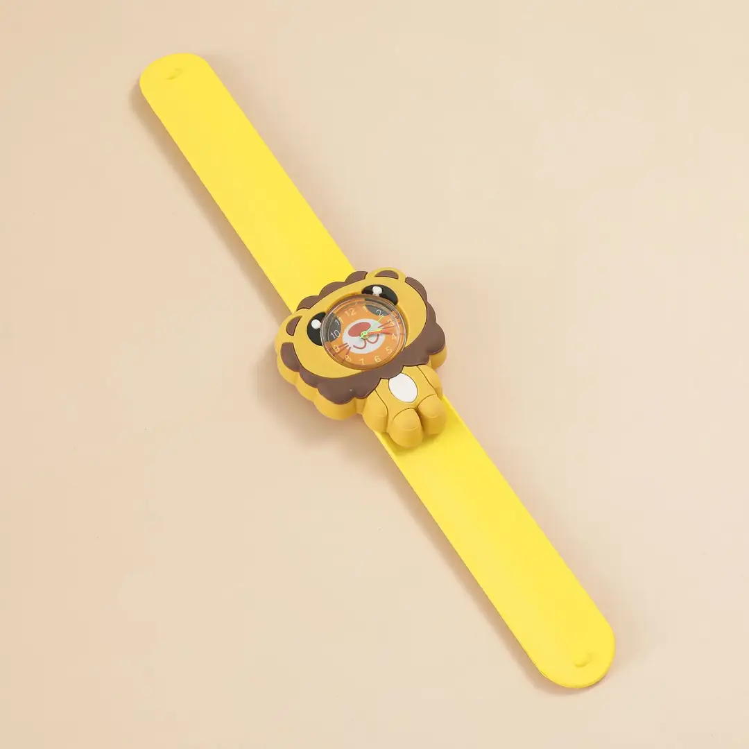 A08702 children's quartz watch a variety of cartoon animation small animals clap watch kindergarten baby play young — feature 25