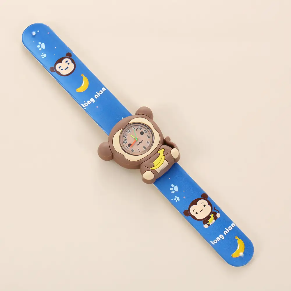 A08702 children's quartz watch a variety of cartoon animation small animals clap watch kindergarten baby play young — feature 27
