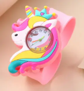 A08702 children's quartz watch a variety of cartoon animation small animals clap watch kindergarten baby play young — feature 30