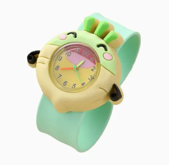 A08702 children's quartz watch a variety of cartoon animation small animals clap watch kindergarten baby play young