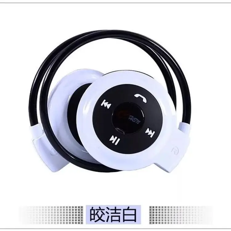 Wireless Bluetooth Headset Red Foldable Running Sports