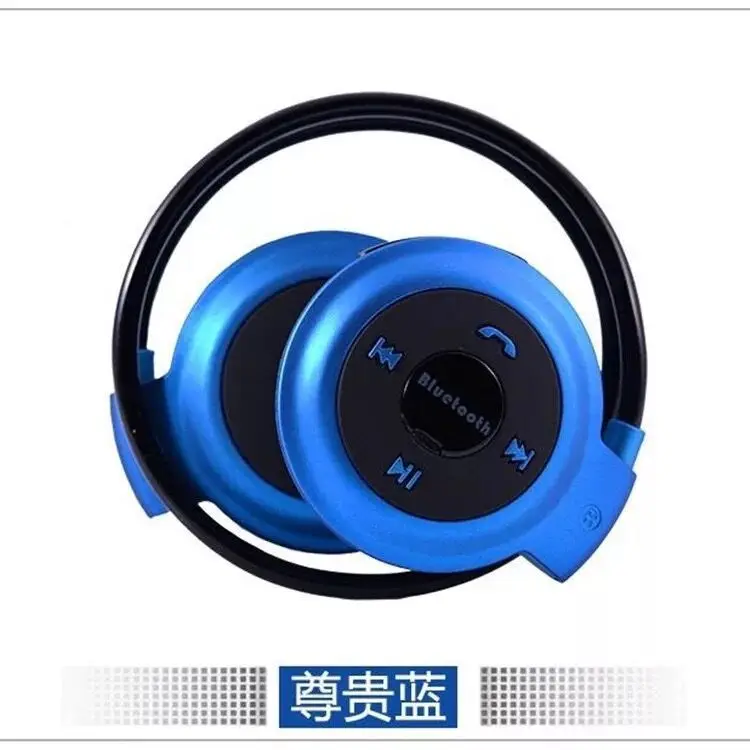 Wireless Bluetooth Headset Red Foldable Running Sports