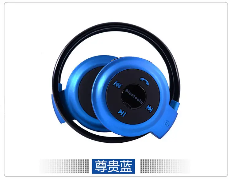 Wireless Bluetooth Headset Red Foldable Running Sports