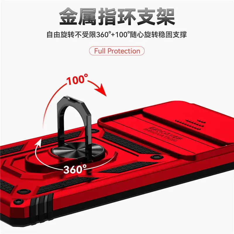 Blue Push-Pull Phone Case for Pixel 7A Ring Drop Resistant 6A - Image 12