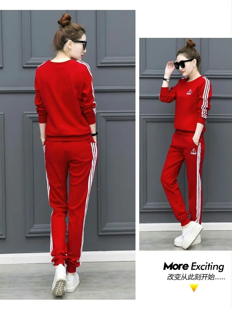 Sports Two-Piece Set for Women 2026 Stylish and Trendy European and American Foreign Trade Fashion Plus Size for Plus-Size Women 100kg Set Wholesale — feature 11