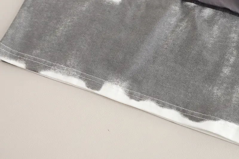 2025 Boys Striped Cotton Shorts Set Grey White — feature 12