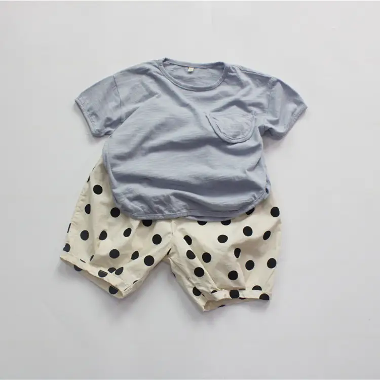 Boys T-Shirt Yellow Korean Style Cotton Loose