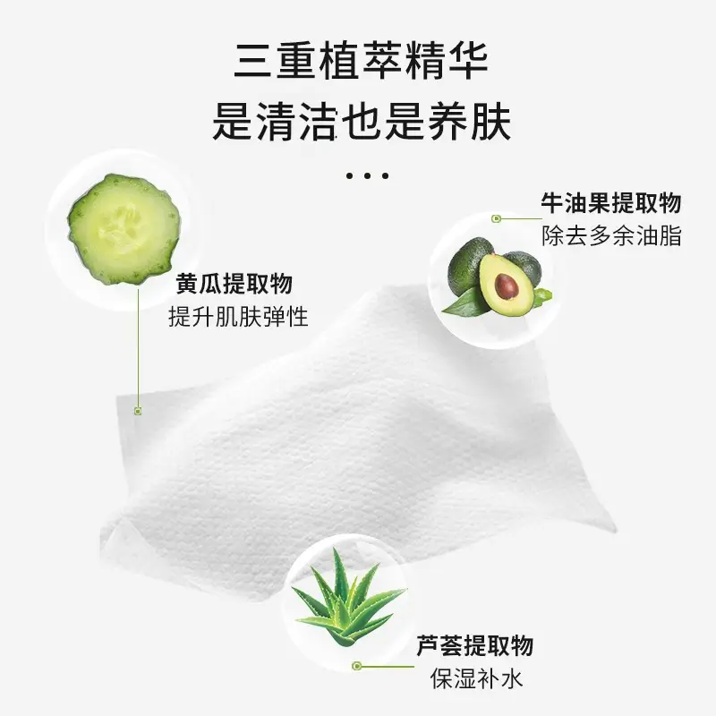 Avocado Plant Extract Wet Wipes 60 Pieces - Image 10