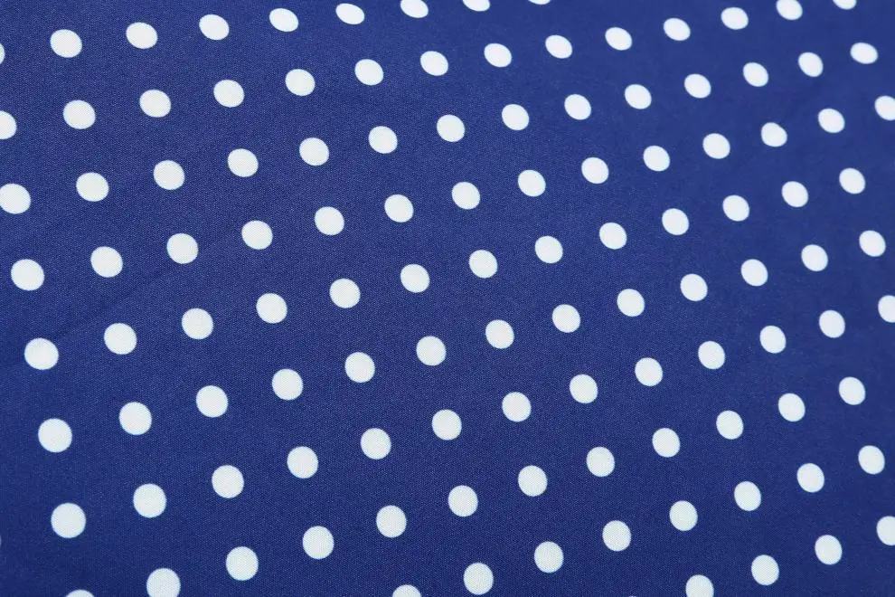 Red Polka Dot Lapel Full Swing Dress for Women — feature 21