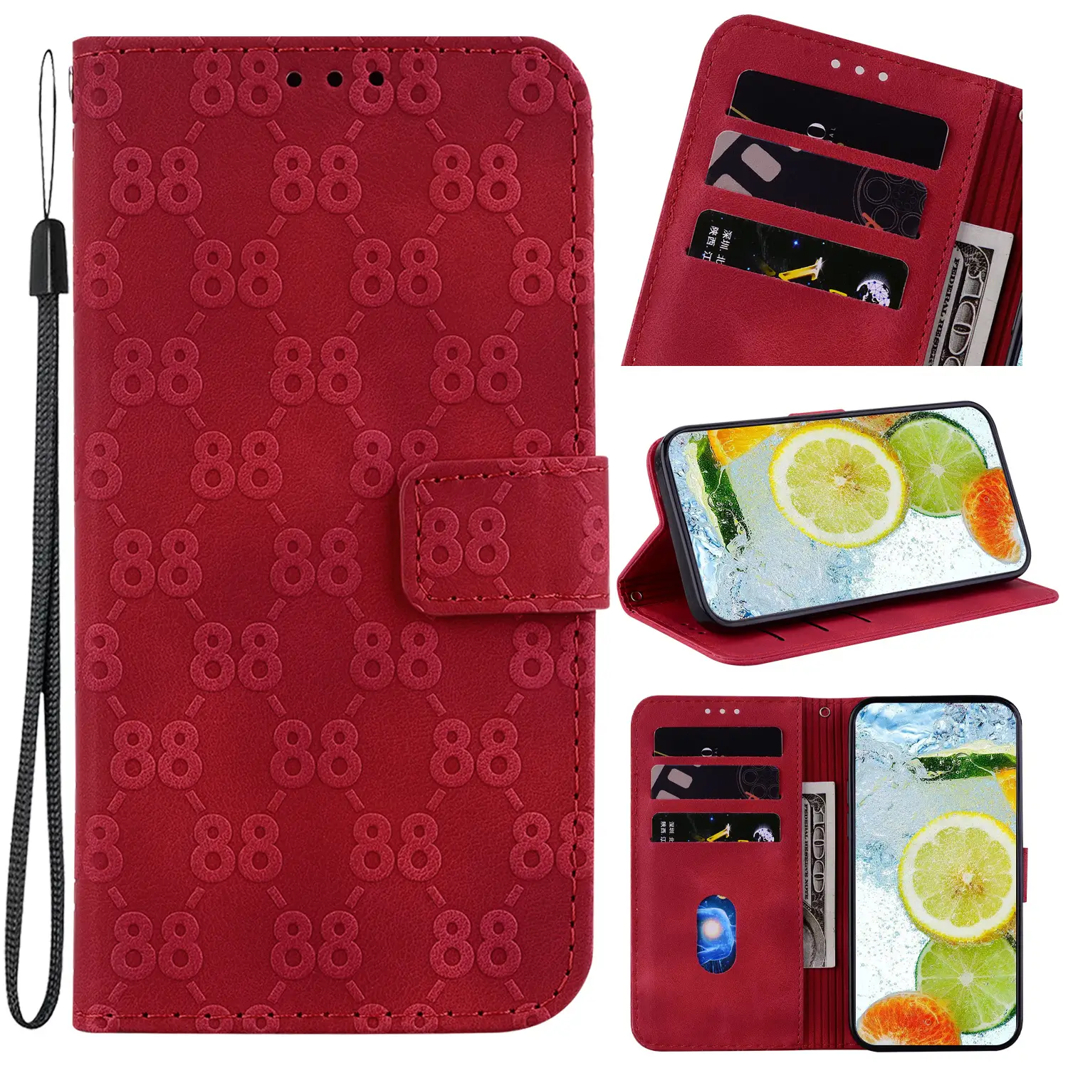 Flip Phone Leather Case A90 A720 Protective Cover