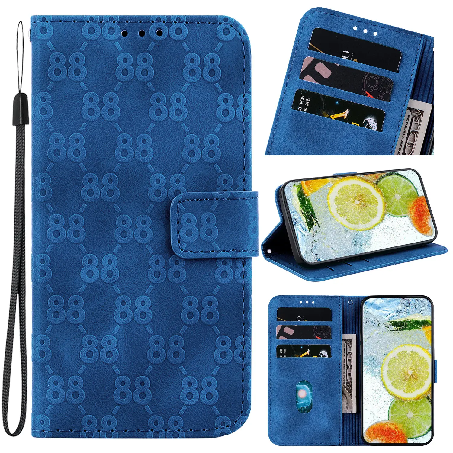 Flip Phone Leather Case A90 A720 Protective Cover
