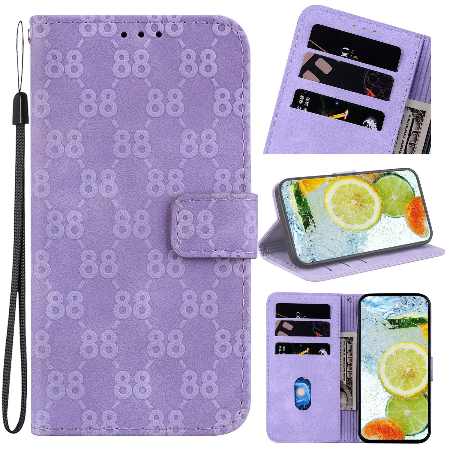 Flip Phone Leather Case A90 A720 Protective Cover