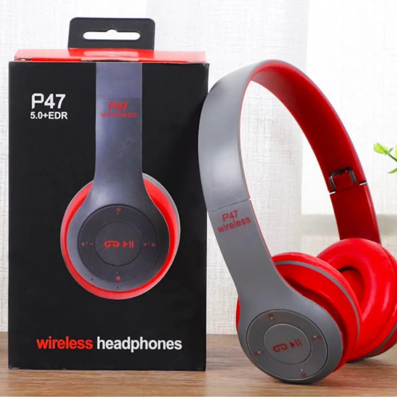 P47 Bluetooth Headset with Subwoofer Green Black