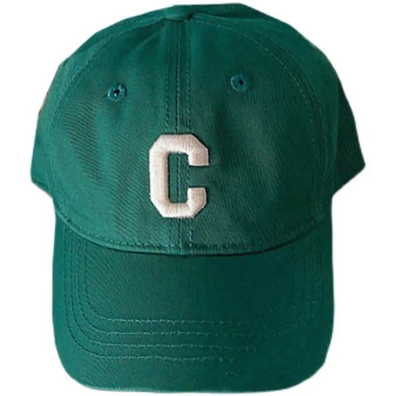 Kids Peaked Hat Brown with White P Logo