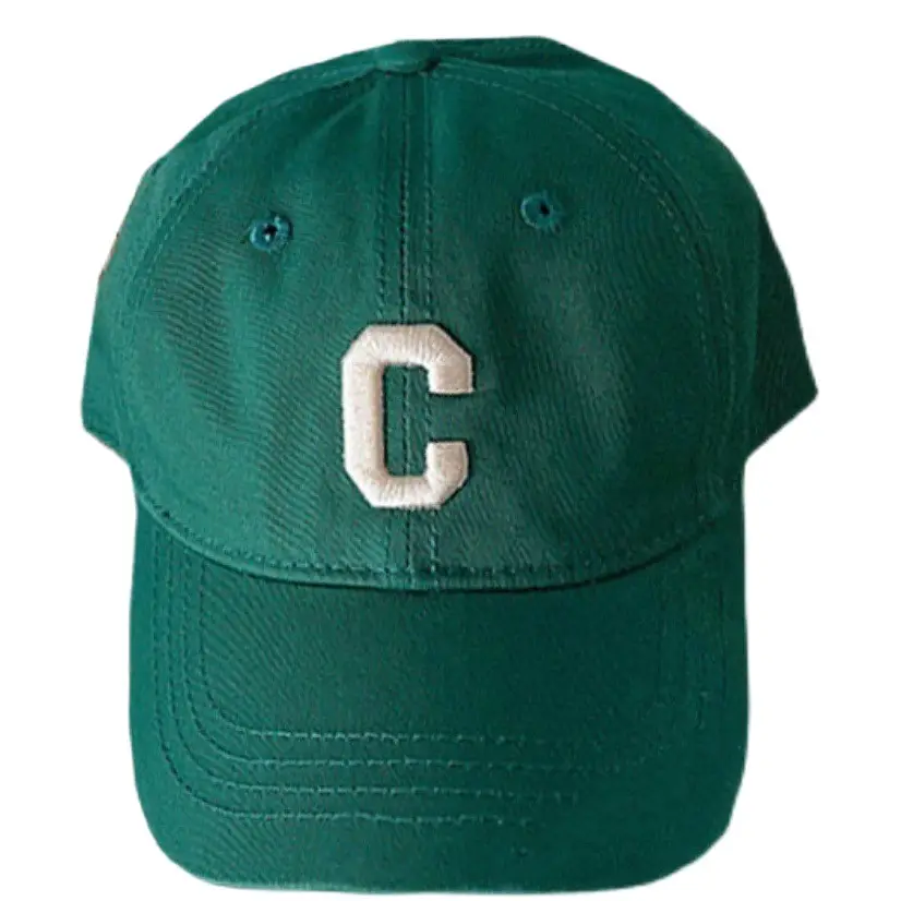 Kids Peaked Hat Brown with White P Logo
