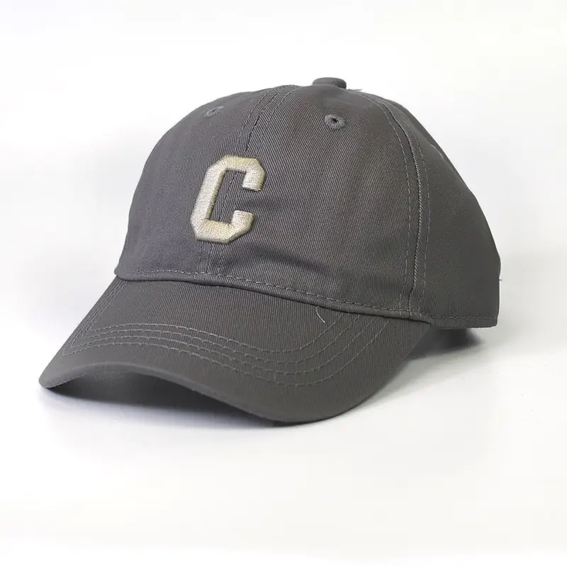 Kids Peaked Hat Brown with White P Logo