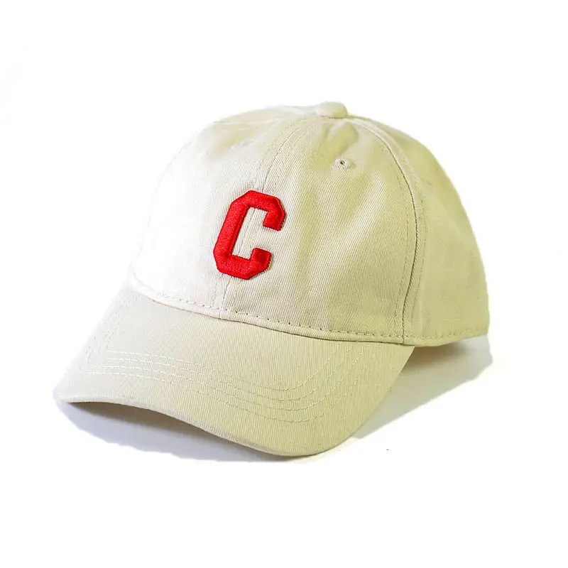 Kids Peaked Hat Brown with White P Logo