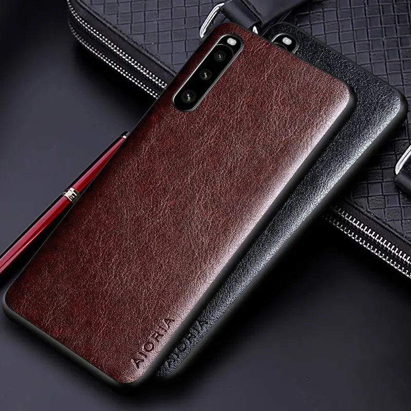 Blue PU Leather Xperia 10 IV Phone Case - Image 6