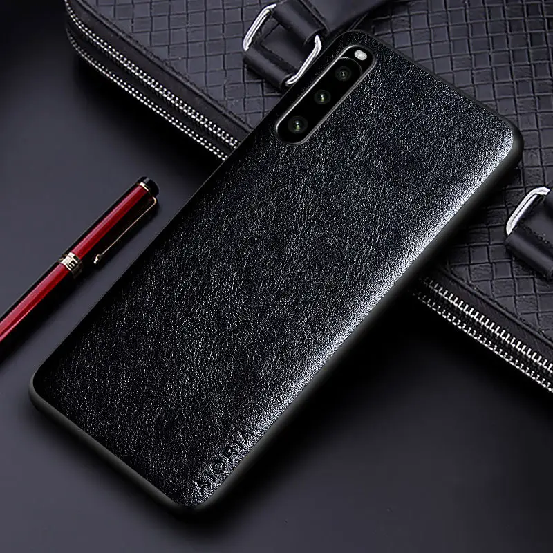 Blue PU Leather Xperia 10 IV Phone Case - Image 9