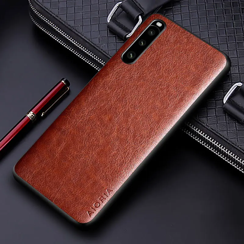 Blue PU Leather Xperia 10 IV Phone Case - Image 10