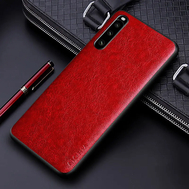 Blue PU Leather Xperia 10 IV Phone Case - Image 5
