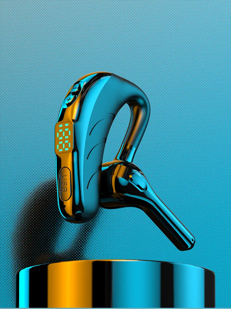 Wireless Bluetooth Headset with Power Display & Noise Reduction — feature 15