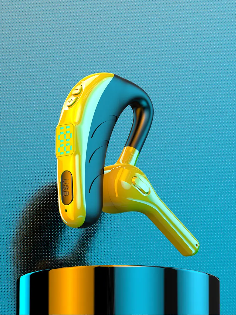 Wireless Bluetooth Headset with Power Display & Noise Reduction — feature 17