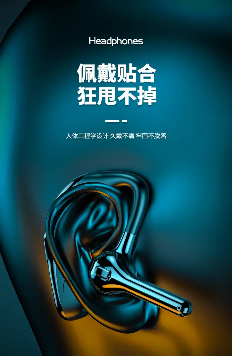 Wireless Bluetooth Headset with Power Display & Noise Reduction — feature 4