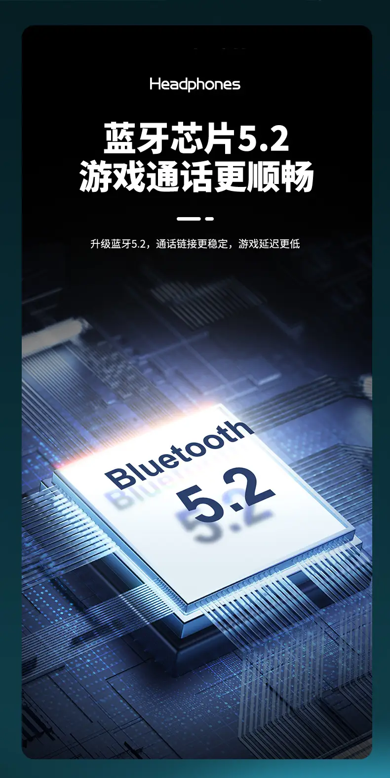 Wireless Bluetooth Headset with Power Display & Noise Reduction — feature 9