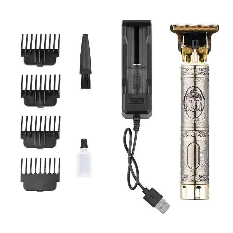 T9 Oil Head Electric Hair Clipper Set with Combs - Image 14