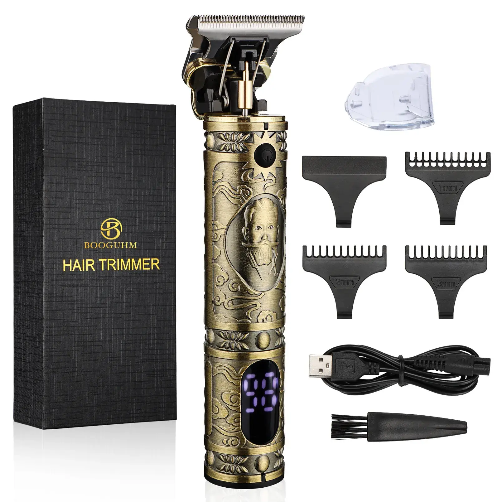 T9 Oil Head Electric Hair Clipper Set with Combs - Image 15